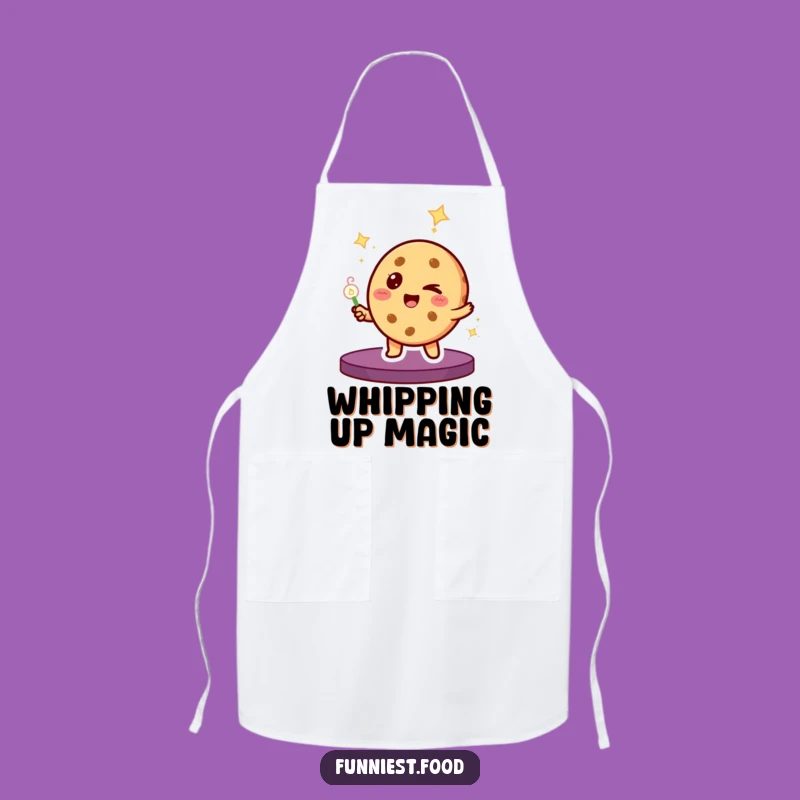Funny Cookie Magic Apron: Cook with Wonder in this Enchanted Chef's Gear