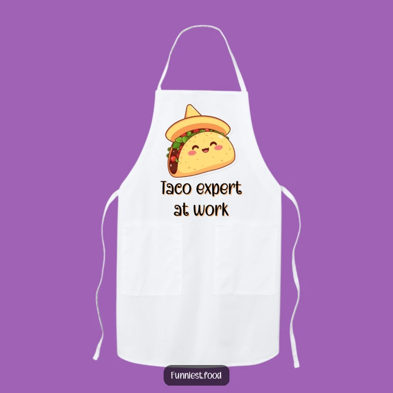 Funny Taco Sombrero Apron: Cook in Style with Hilarious Fiesta Flair