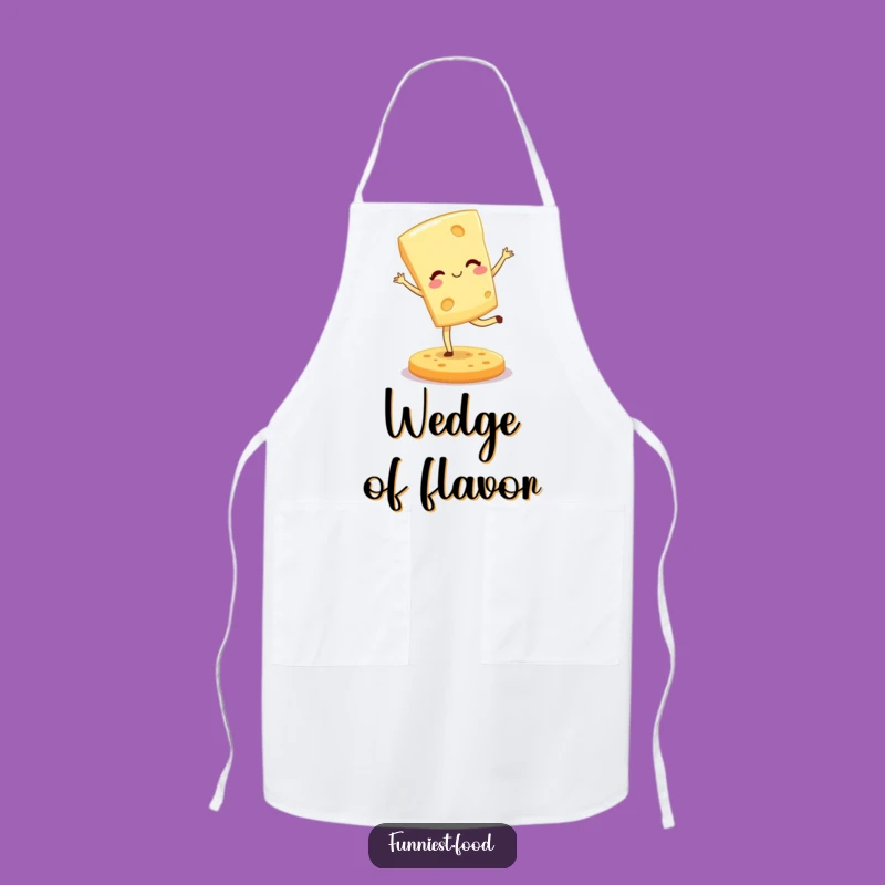 Funny Cheese Wedge Apron: Cook with Culinary Comedy
