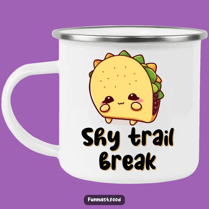 Funny Shy Taco Camping Mug: Enjoy Your Solitude with this Introvert's Brew Cup
