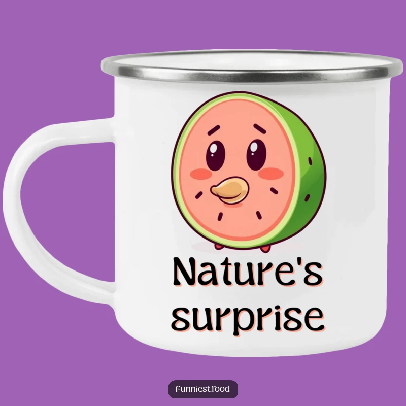 Funny Watermelon Camping Mug: Surprise Adventure, Perfect Gift