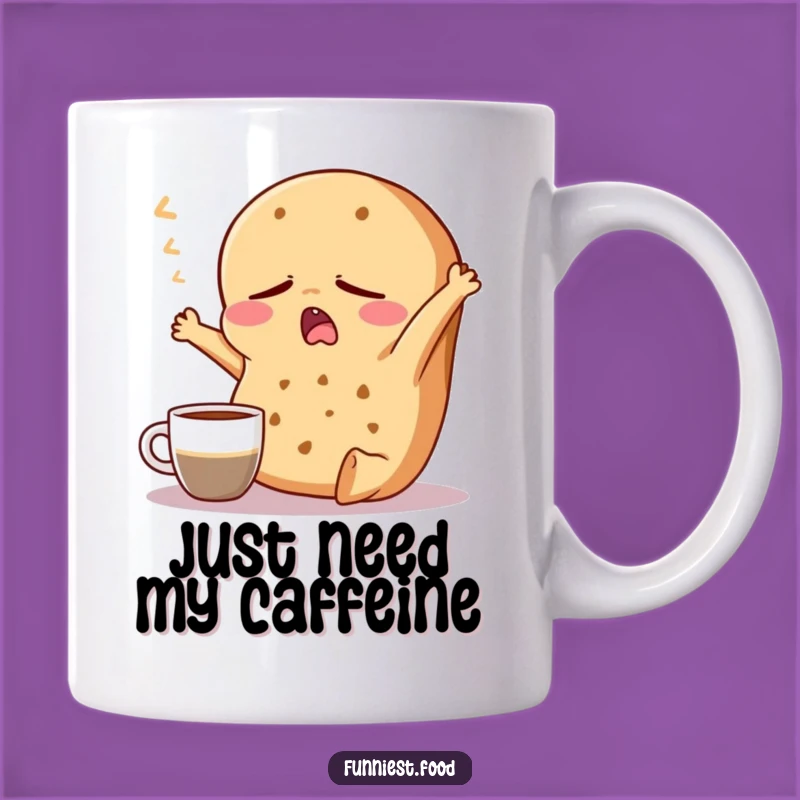 Funny Bagel Coffee Mug: Sleepy Morning Vibes, Perfect Gift for Coffee Lovers & Night Owls