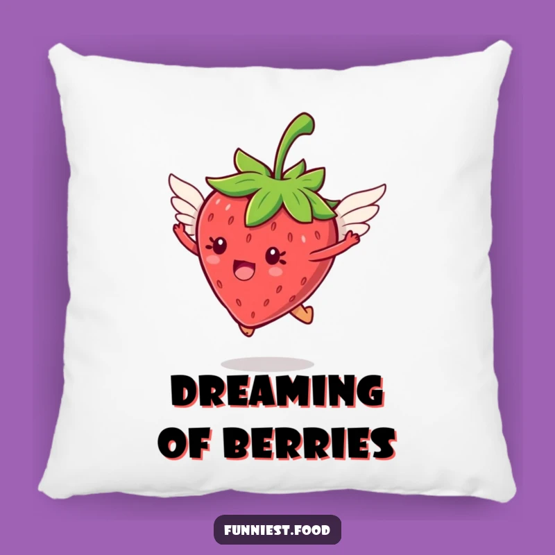 Funny Flying Strawberry Pillow: Huggable Whimsy, The Ultimate Funny Gift