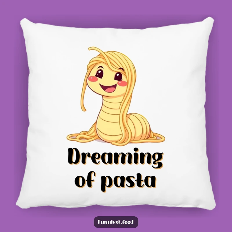 Funny Spaghetti Worm Pillow: Cozy Comfort with Hilarious Pasta Vibes