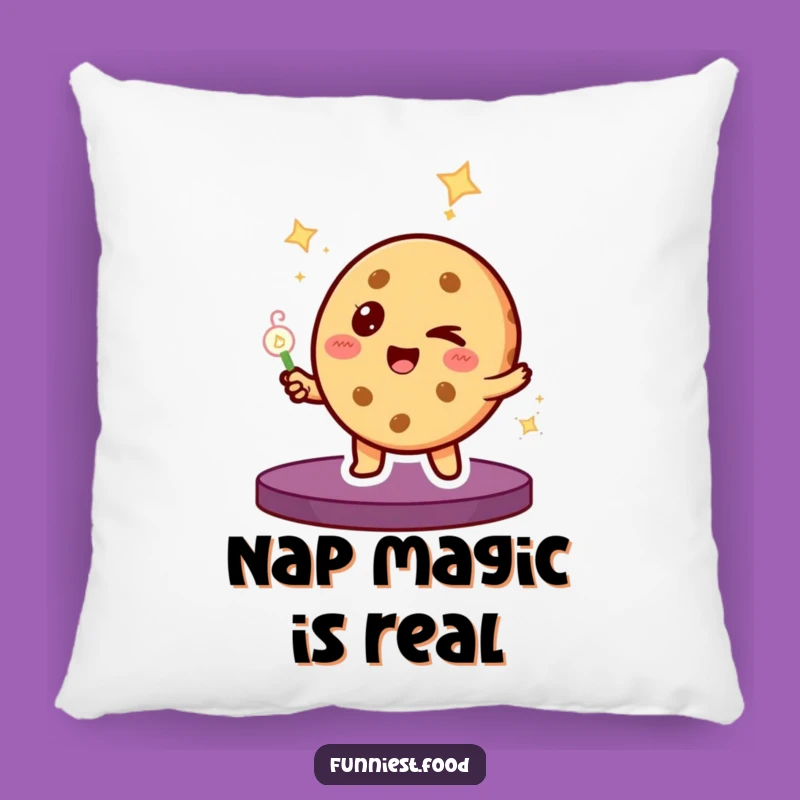 Funny Cookie Magic Pillow: Snuggle Up with this Enchanting Baked Good Buddy