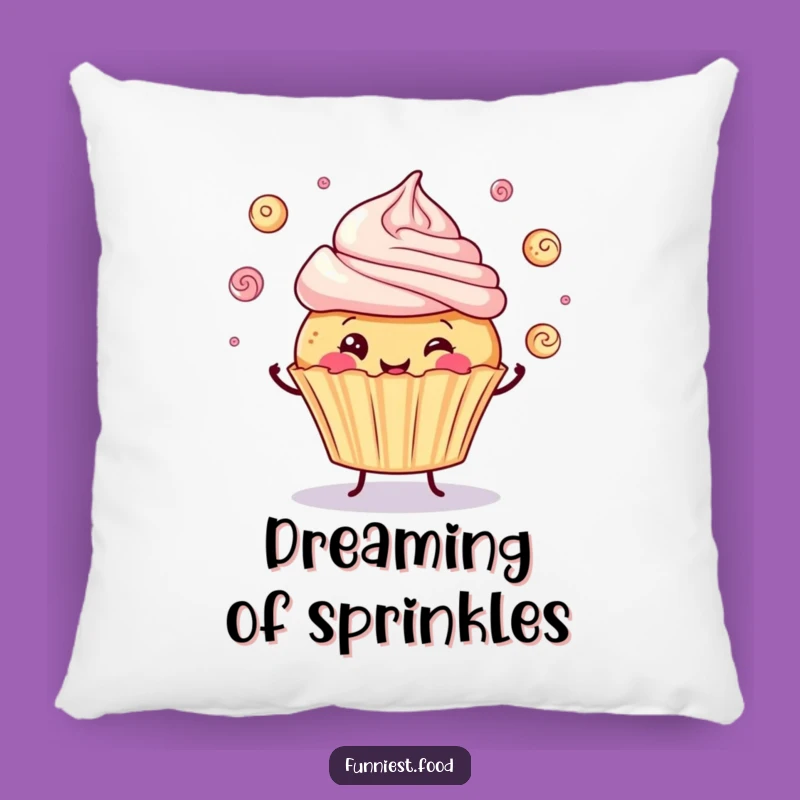 Funny Cupcake Juggling Pillow - Comfy and Hilarious Home Decor