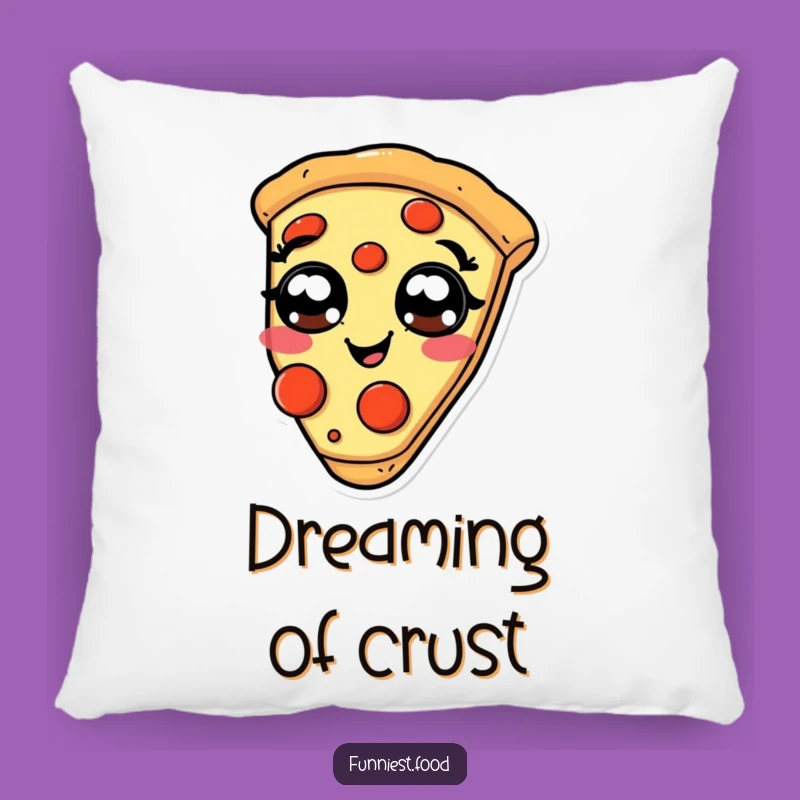 Funny Giggling Pizza Pillow: Cozy Comfort with a Pepperoni-Eyed Friend