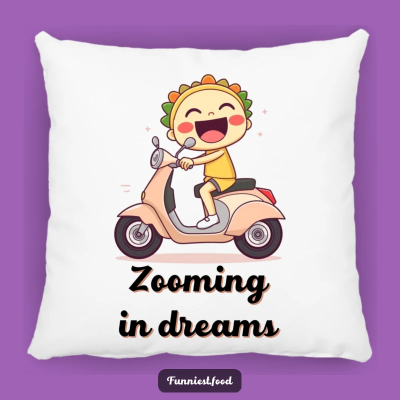 Funny Taco Rider Pillow: Cozy Up with This Adorable and Hilarious Taco Accent Pillow!