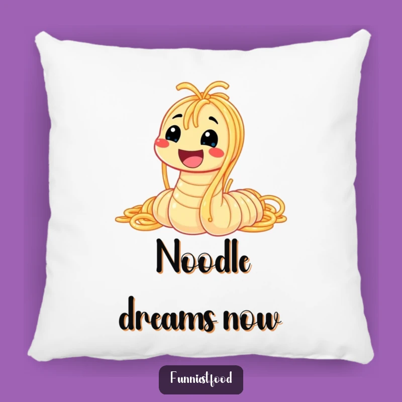 Funny Spaghetti Worm Pillow: Cuddle Up with This Hilarious Pasta Pal