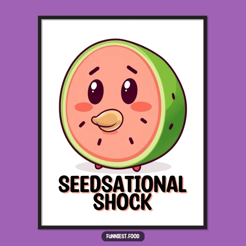 Funny Watermelon Digital Art: Surprising Slice Print, Perfect Gift
