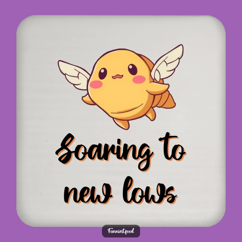 Funny Bewildered Croissant Coaster: Protect Surfaces with Pastry Humor