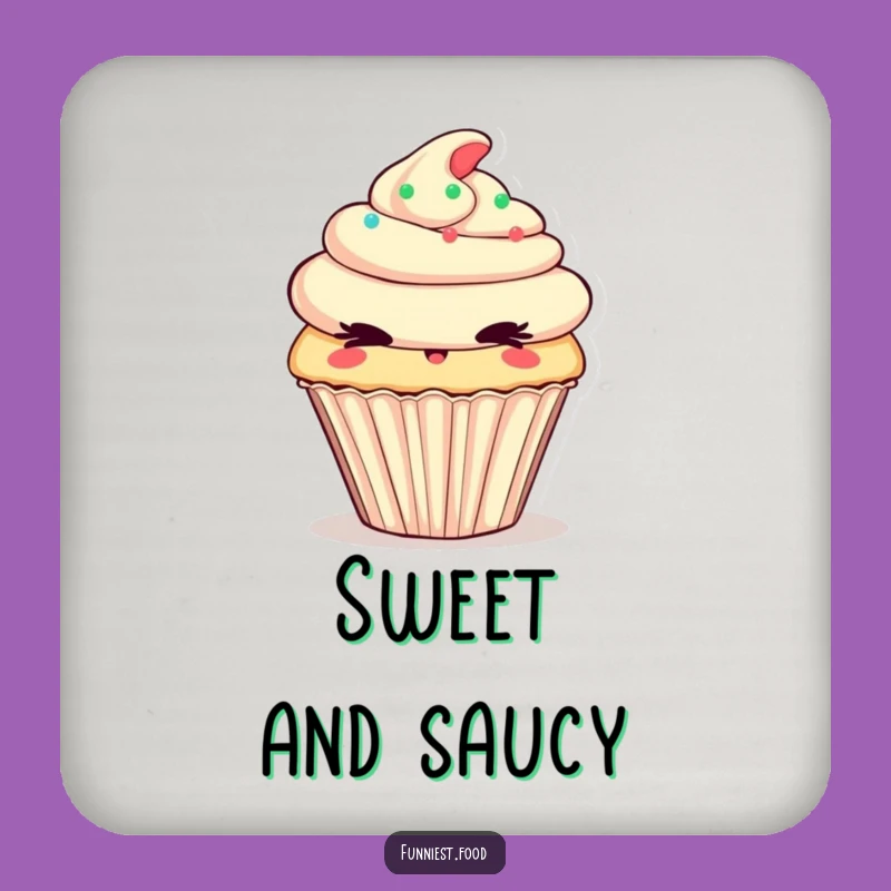 Funny Cupcake Coaster: Protect Surfaces With Sweet Charm
