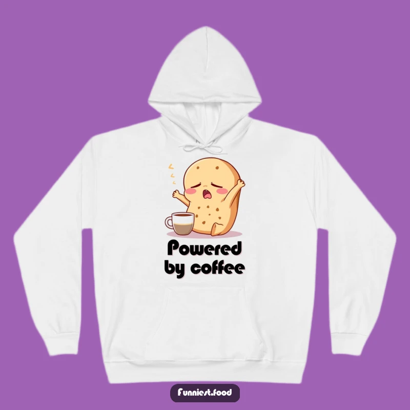 Funny Bagel Sleepy Coffee Hoodie: Cozy Morning Comfort, Warm & Hilarious Apparel, Perfect Gift