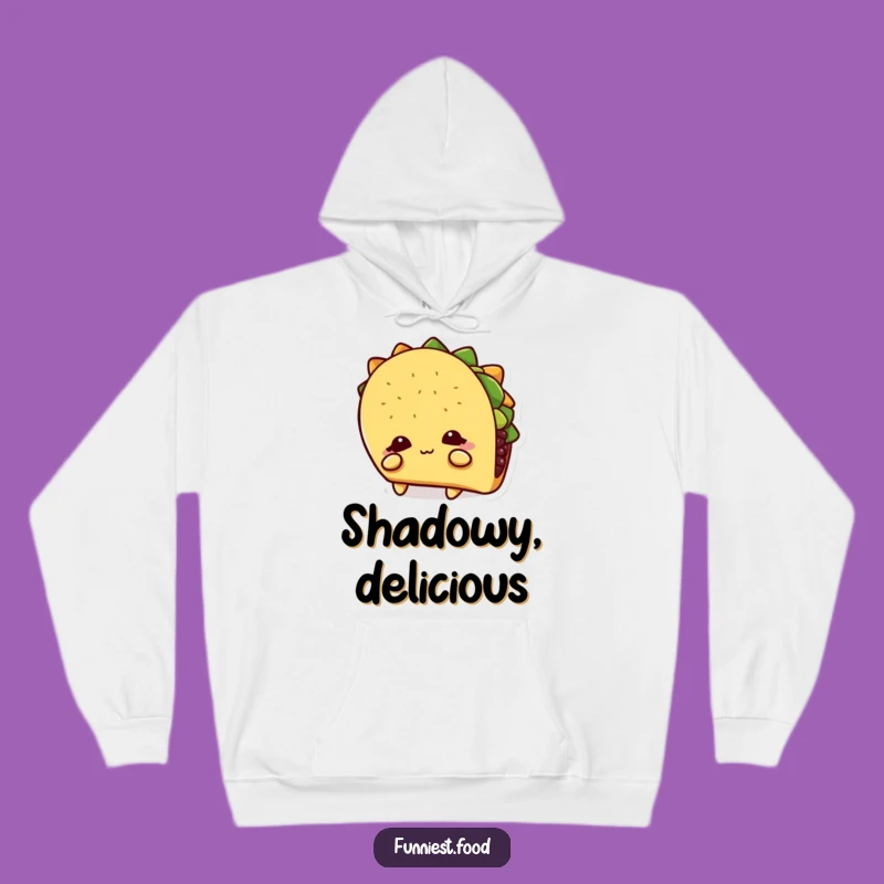Funny Shy Taco Hoodie: Cozy Up in Introvert Comfort with this Hidden Delicacy