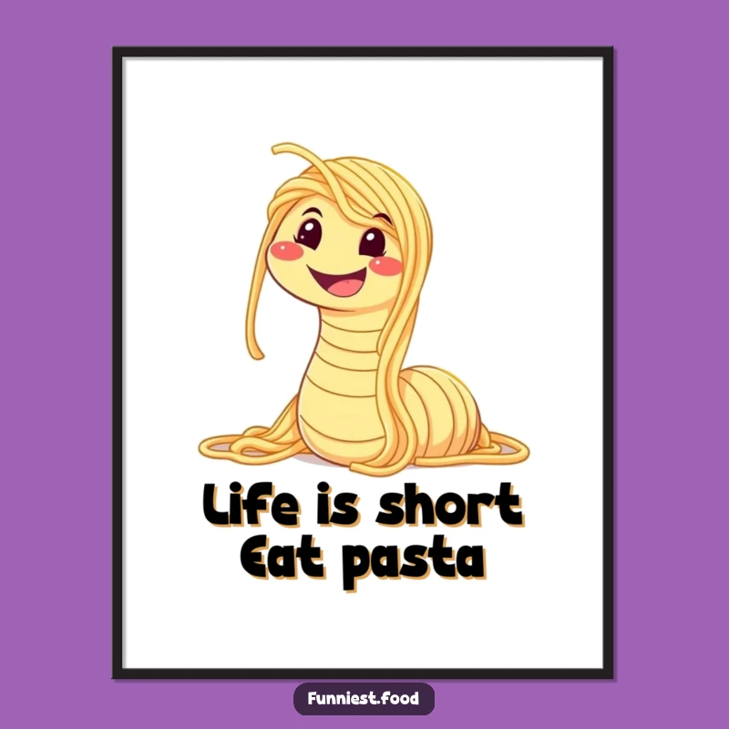 Free Printable Spaghetti Worm Art: Witty Pasta Pal Downloadable Decor