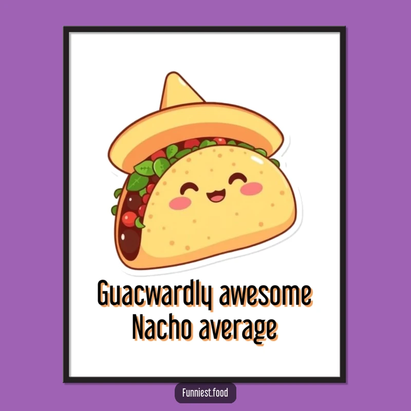 Free Printable Taco Art: Hilarious Sombrero Fiesta Laughs Downloadable Decor