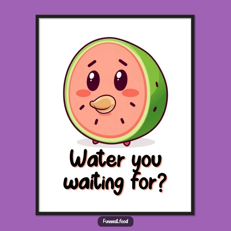 Free Printable Wall Art: Surprised Watermelon Slice for a Shockingly Fun, Quirky Decor