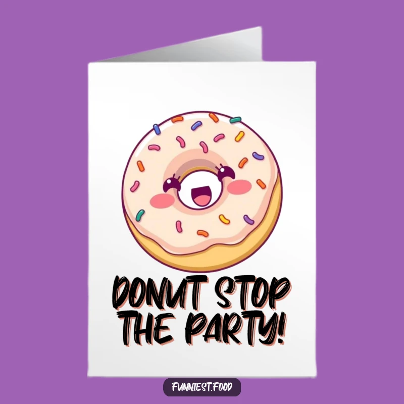 Free Printable Birthday Card: Bouncing Donut Fun! Sweet &amp; Hilarious Wishes - Downloadable!