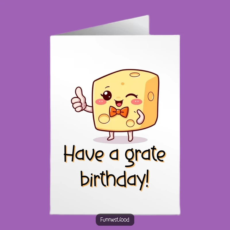 Free Printable Birthday Card: Cheesy Thumbs Up - Funny DIY Gift!