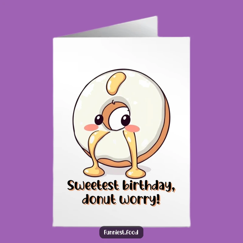 Free Printable Donut Birthday Card: Funny Downloadable Treat for Sweet Celebrations
