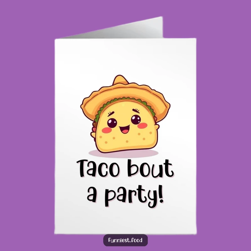 Free Printable Joyful Taco Birthday Card - Fiesta Fun Downloadable Gift!