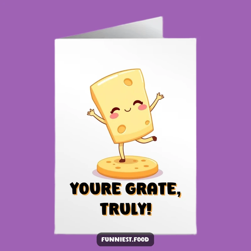 Free Printable Cheese Thank You Card: Deliciously Funny Downloadable Gratitude Gift!