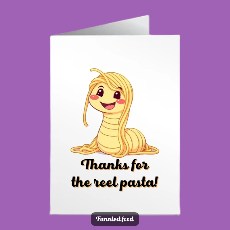 Free Printable Spaghetti Worm Thank You Card: Thanks a Bunch Downloadable Gift
