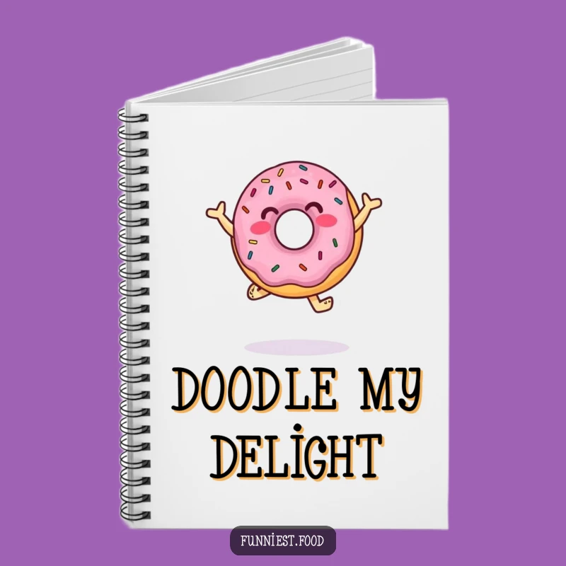 Funny Donut Notebook: Sprinkle Dance Journal - Write Sweetly!