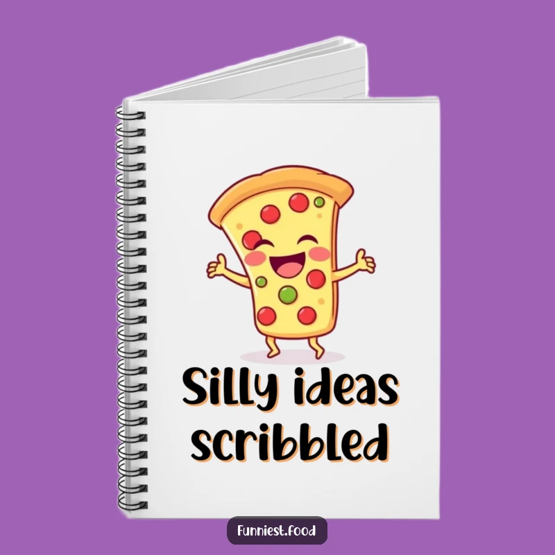 Funny Pizza Dance Notebook: Laughing Slice Grooves, Journal Gift!