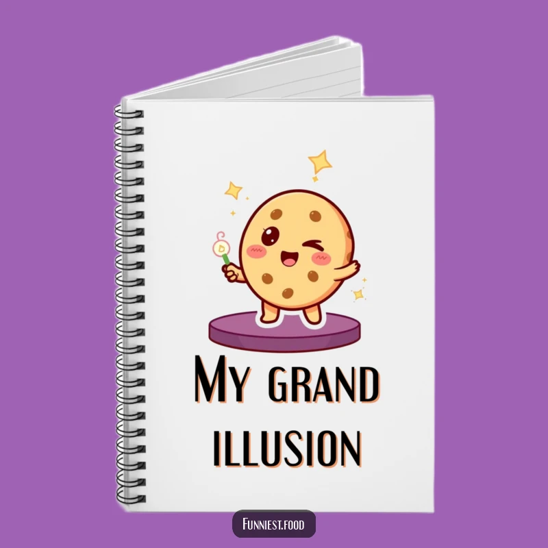 Funny Cookie Magic Notebook: Record Your Prestidigitation with this Sweet Journal
