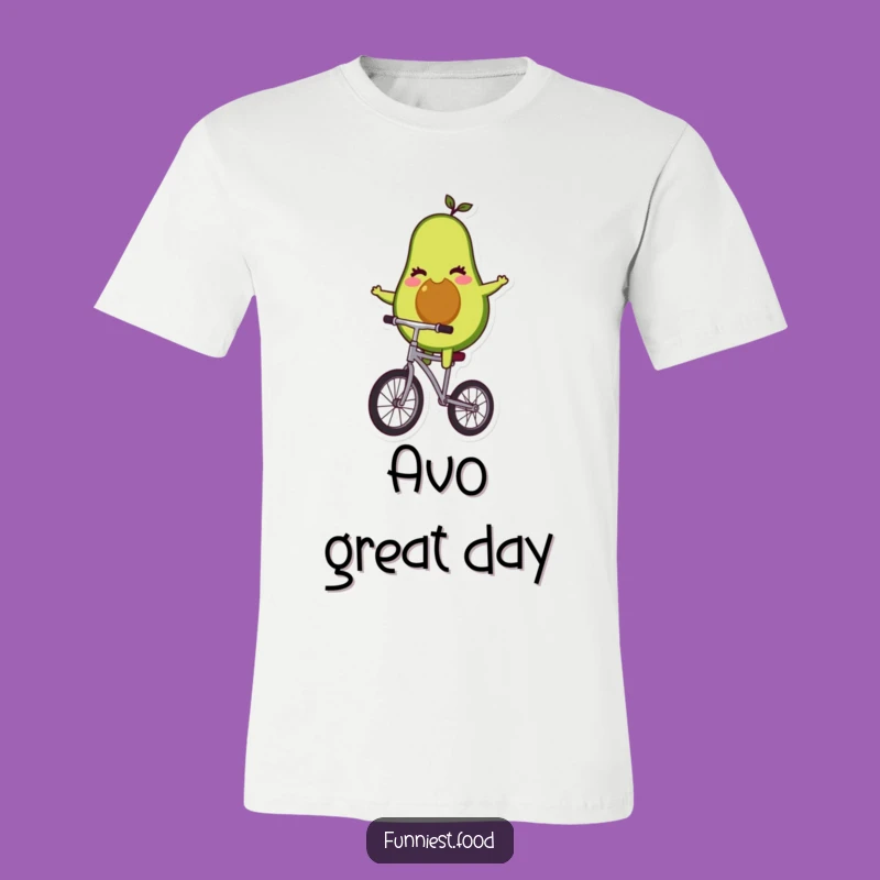 Funny Avocado Unicyclist T-Shirt: Show Off Your Healthy, Hilarious Side