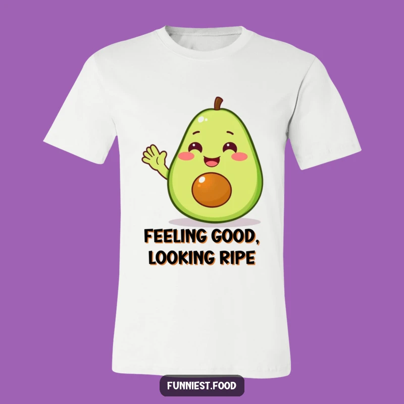 Funny Delighted Avocado T-Shirt, A Comfy and Cheerful Gift